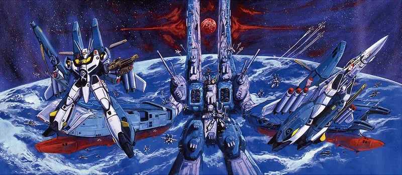 Super Dimension Fortress Macross from 1982